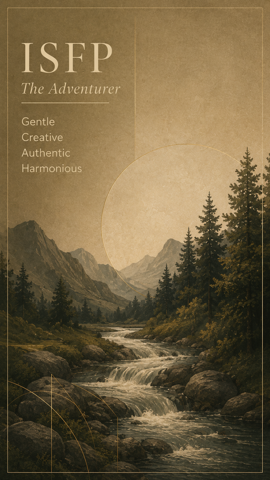 ISFP type card