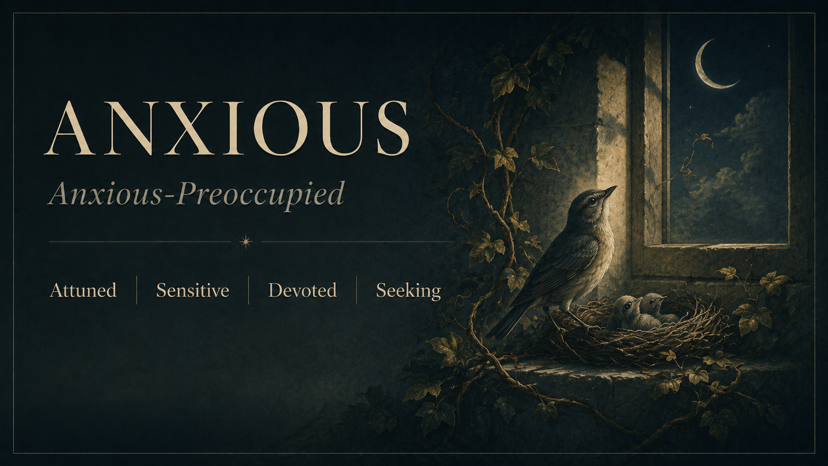 Anxious-preoccupied attachment style card