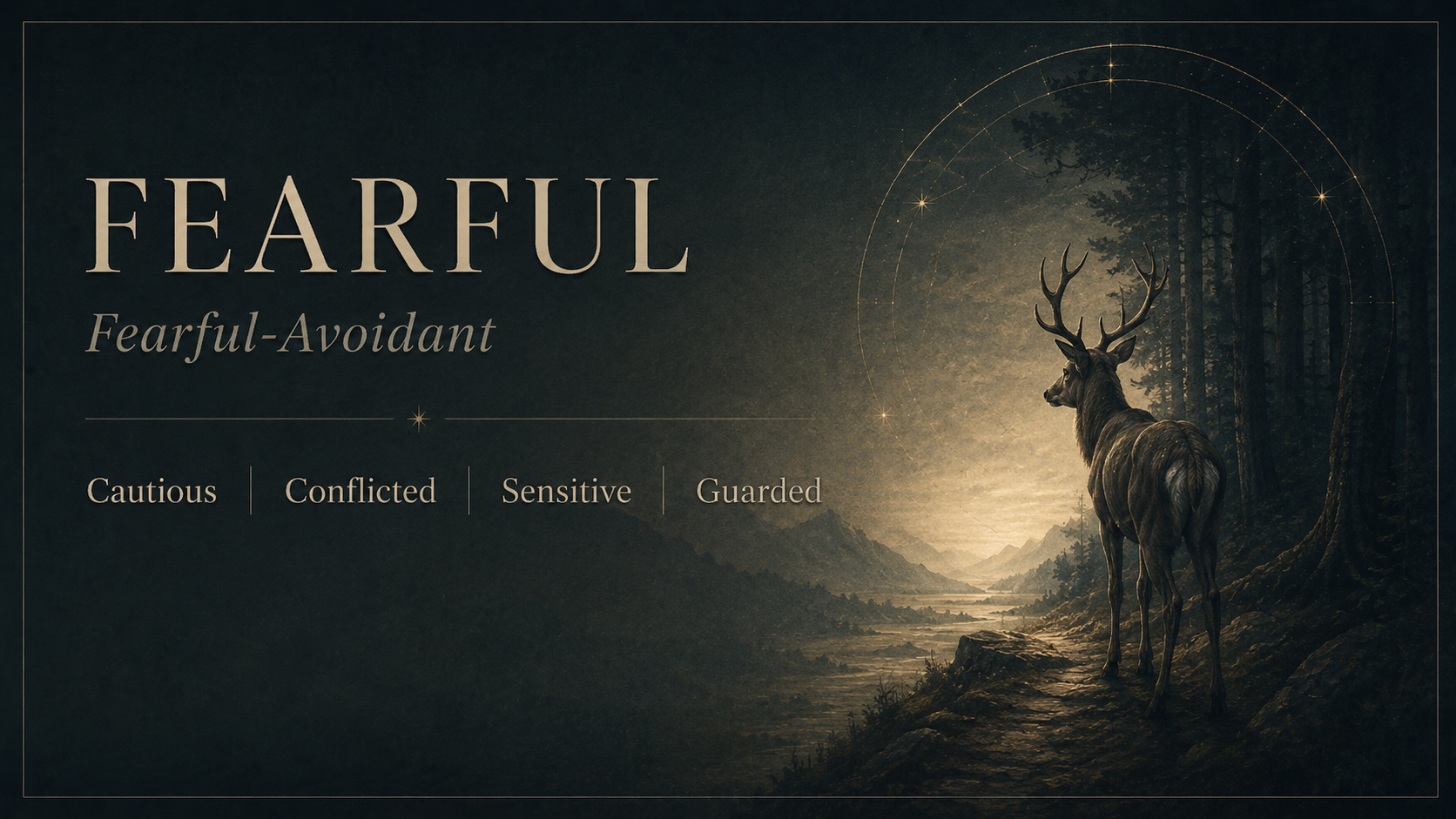 Fearful-avoidant mixed attachment style card