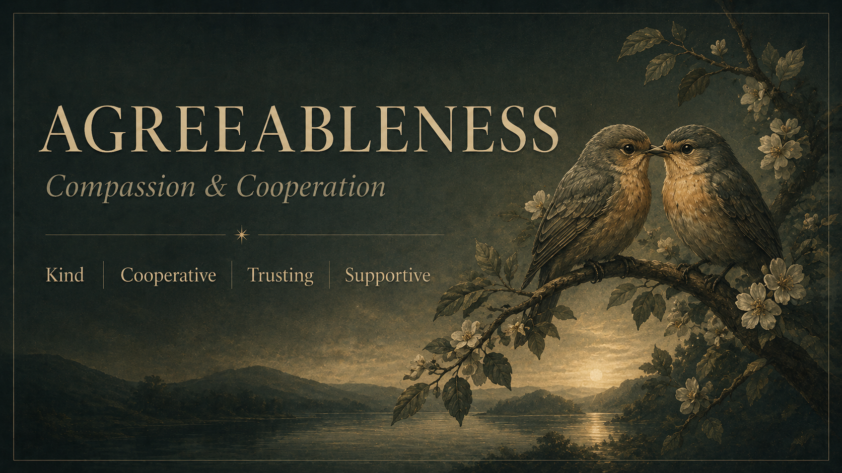 Agreeableness Big Five trait card