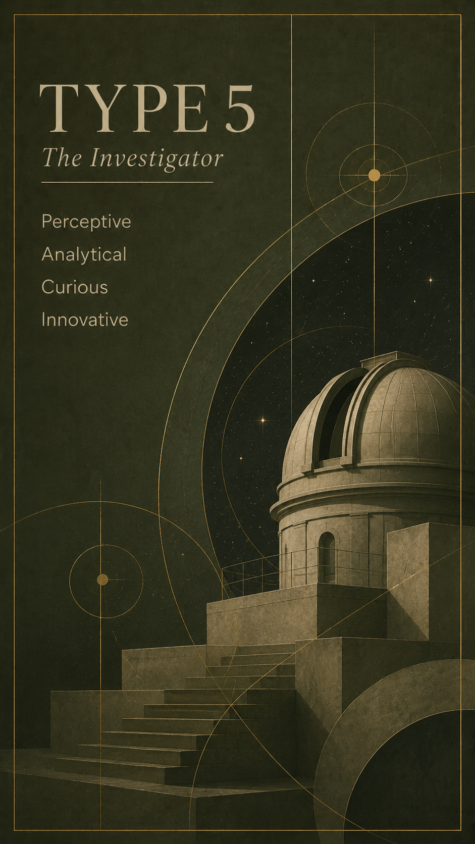 Enneagram Type 5, The Investigator card
