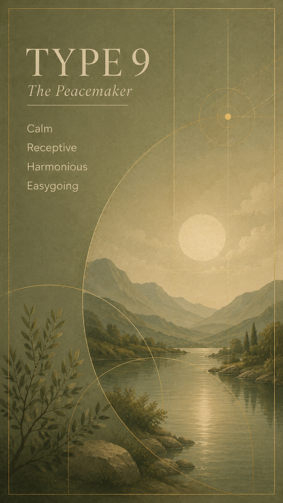 Enneagram Type 9, The Peacemaker card